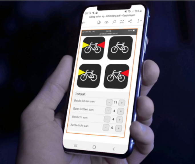 Minister Harbers start campagne voor fietsverlichting